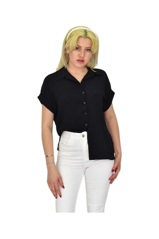 Kadın Ayrobin Kısa Kol Gömlek Bgl-st03695 001