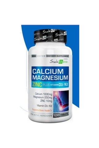 Calcium Magnesium Zinc Plus 100 Tablet Kalsiyum - Magnezyum - Çinko