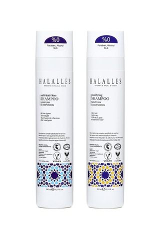 Saç Dökülmesine Karşı Şampuan Işlemsiz Yağlı Saçlar Sülfatsız &amp Amp Vegan Formül 2 X 300 Ml