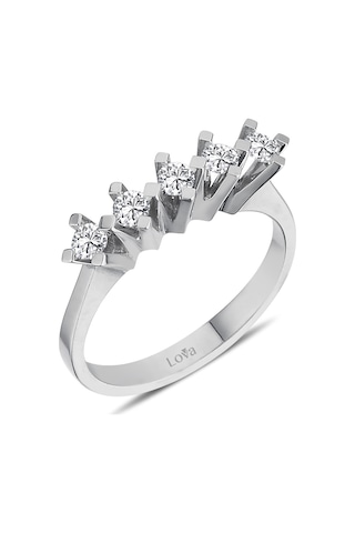 Lova G Renk 0,43 Karat Pırlanta Beştaş Yüzük - 1040094
