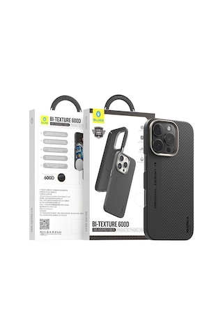 Apple Uyumlu iPhone Blueo 16 Pro Max Bi texture Magnetic 600d Air Arami
