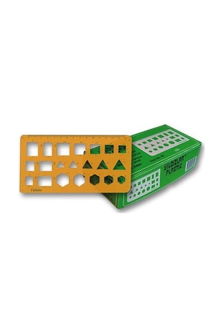 Yıldızlar 026 Değişik Şekiller Şablonu Sarı