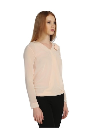 Bulalgiy Kadın Pudra Şifon Bluz - Bga335014