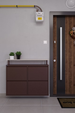 Ceha Tablalı 4'lü Metal Ayakkabılık - Kahverengi K.AYK-2.4/J/P 8317