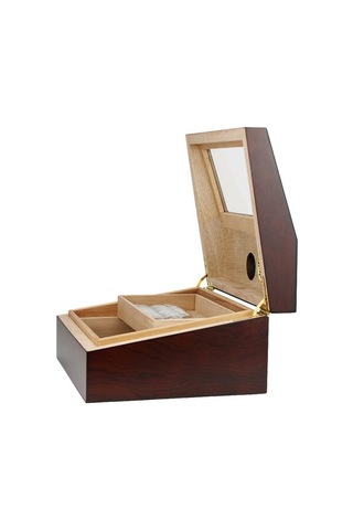 Falconetti Kahverengi Camlı Humidor Puro Kutusu Rc11