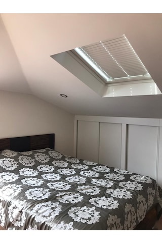 Beyaz Cam Balkon Ve Ofis Plisse Perde Plain001 Beyaz
