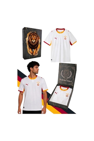 Gs Frm 042 785002 Galatasaray Orjinal Lisanslı Puma 2026/2027 Alternatif Beyaz Forma Uv Kutu Hediyeli