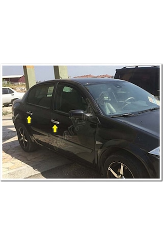 Woc Chrome Renault Megane 2 Krom Kapı Kolu 2004-2010 4 Kapı Pasla