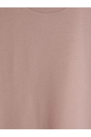 Lc Waikiki Pembe Loose Fit Basic Dry Touch Tişört