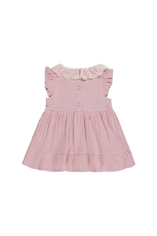 Civil Baby Yaka Dantelli 6-18 Ay Elbise - Pudra SOMON