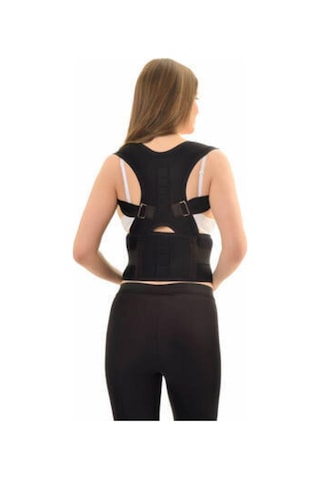 Multiflexpro Siyah Kadın Erkek Dik Duruş Kamburluk Önleyici
