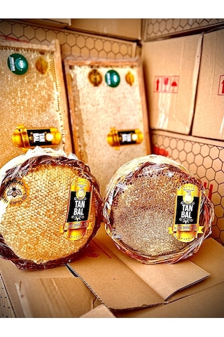 Tanbal Mumsuz Şekersiz Tamamı Arı Yapımı Sepet Bal 2400 G