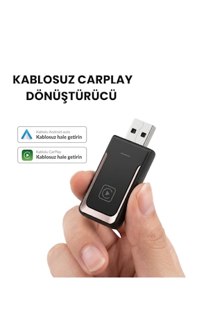 Kablosuz Car Play Adaptörü İos Ve Android Cihazlar Için, Wireless Carplay Çevirici Diğer