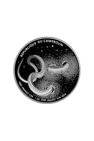 AgaKulche Yılan Gümüş Sikke Coin