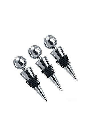 Konesam 3'lü Plastik Şarap Koruyucu, Şarap Ve Şampanya Tazeliğini Koruyan, Fda Onaylı Tpe Kapaklı Şarap Pullukları 92x22mm Diğer