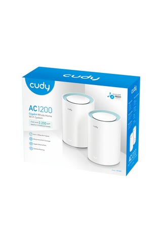 Cudy M1300 2-pack - Ac1200 Wi-fi Gigabit Mesh Solution