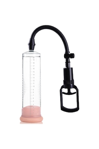 Erofoni Süper Penis Pump Realistik Vajina Girişli 20 CM Güçlü Vakum Penis Pompası