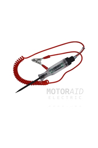 12v 24v + - Oto Elektrik Kontrol Kalemi Voltmetreli Test Cihazı Spiral Kablolu Oto Test Kalemi 12v 24v + - Oto Elektrik Kontrol Kalemi Voltmetreli Test Cihazı Spiral Kablolu Oto Test Kalemi