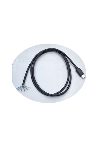 Usb C Type C Tamir Kablosu Bir Ucu Type C Bir Ucu Açık 11 Tane Tamir Kablosu 1m