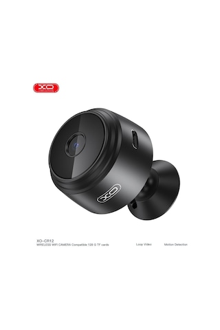Cr12 Mini Kablosuz Wifi Kamera Net Görüntüleme İle Kompakt Gözetimli Mekan Kamerası - Gece Görüşü