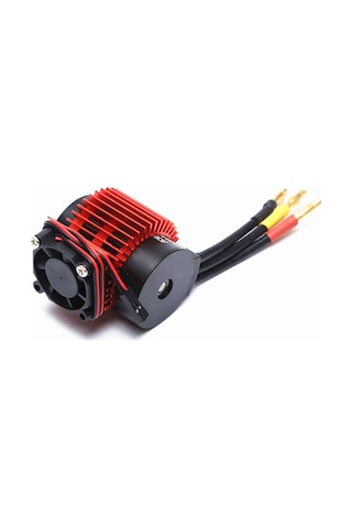 Folinda 1/10 Hsp Rc Araba Motor Soğutucu Seti 540/550 3650/3660 Motorlar İçin Alüminyum-plastik Jst Bağlantı Siyah Ksx4286