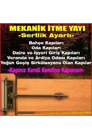 Mekanik İtme Yayı - Otomatik Kapı Kapatıcı