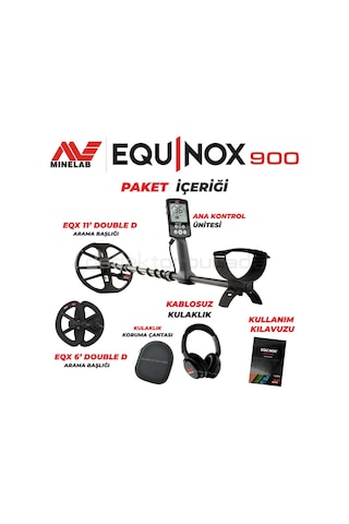Equinox 900 Dedektör Minelab Dedektör Equinox 900 Dedektör
