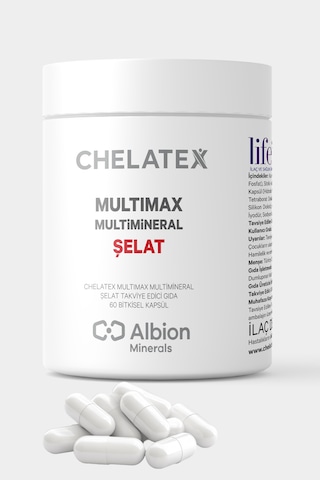 Chelatex Multimax Multimineral Şelat Takviye Edici Gıda 60 Bitki
