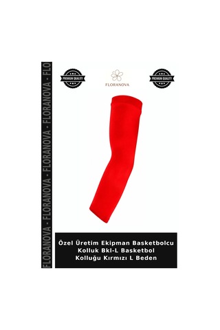 Özel Üretim Ekipman Basketbolcu Kolluk Bkl-l Basketbol Kolluğu Kırmızı L Beden