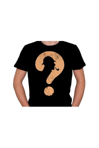 Müfettiş Soru İşareti Araştırmacı Düşünceli Tişört Unisex T-shirt 001