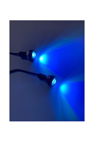 Lamba12v Ayna Altı Kartal Göz 23mm Buz Mavi