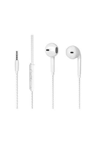 Lecoo Eh104w 3.5 Mm Jacklı Kablolu Kulak İçi Mikrofonlu Kulaklık Beyaz 2