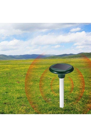 Bloomnest Enerji Tasarruflu Güneş Enerjili Fare Kovucu Dış Mekan Bahçe Priz Tipi Yılan Sıçan Kovucu