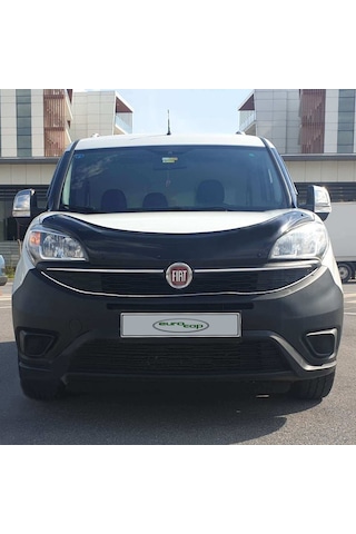 Eurocap Fiat Doblo Ön Kaput Koruyucu Rüzgarlık 3Mm Abs 2015-› N11.22599