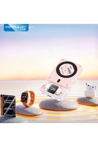 Konfulon M25w 10.000 Mah 20w Pd Magsafe Powerbank Semeglbl - 90 - Pembe
