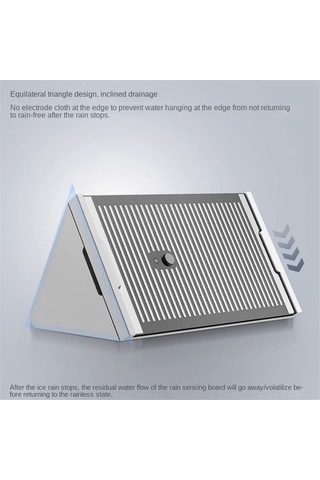 Anjiexun Su Kaçağı Sensörü Su Baskını Ve Yağmur Dedektörü Ipx7 Su Geçirmez