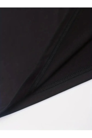 Barlashive Erkek Baskılı Tişört Kısa Kol Bisiklet Yaka Regular Fit Rahat Kalıp T-shirt - Siyah Çok Renkli