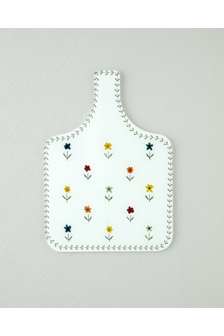 English Home Arnie Cam Kesme Tahtası 24,5x34,5 Cm Renkli Çok Renkli