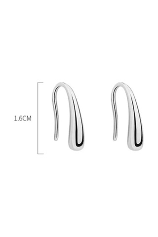 925 Ayar Gümüş Vintage Damla Küpe