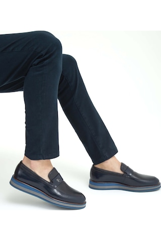 Tamer Tanca Erkek Hakiki Deri Lacivert Açma Casual Ayakkabı 183 20067 Erk Ayk Sk22/23 Lacı Acma/lacı Gyk Lacivert