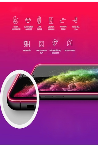General Mobile Uyumlu Gm 23 Se Tam Kaplayan Temperli Ekran Koruyucu Cam