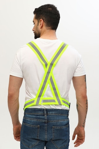 Uniprom Yüksek Görünürlüklü Reflektörlü Ikaz Yeleği, Motorsiklet Motor Bisiklet Scooter Yeleği Neon Sarı