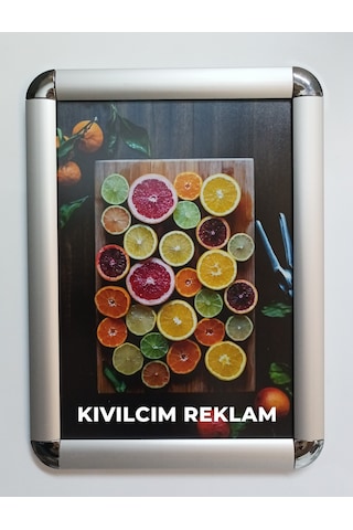 A4 Alüminyum Rondo Çerçeve 5'li A4 Alüminyum Rondo Çerçeve 5'li