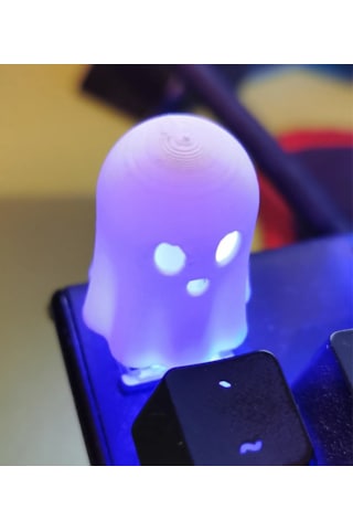 Hayalet Figürlü Mekanik Klavye Tuşu Glow İn The Dark Keycap G