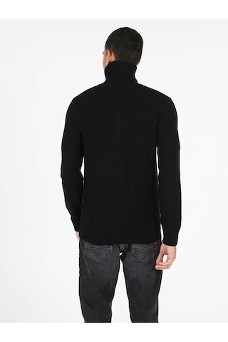 Colin's Slim Fit Erkek Siyah Hırka CL1051630_Q1.V2_BLK