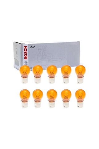 12v 21w 93 Turuncu Sinyal Ampulu Yakın Tırnak Bau15s 10 Adet 1987302812
