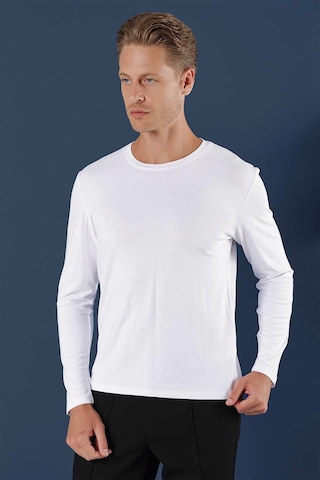 Efor Ts 870 Slim Fit Beyaz Spor T-shirt Beyaz