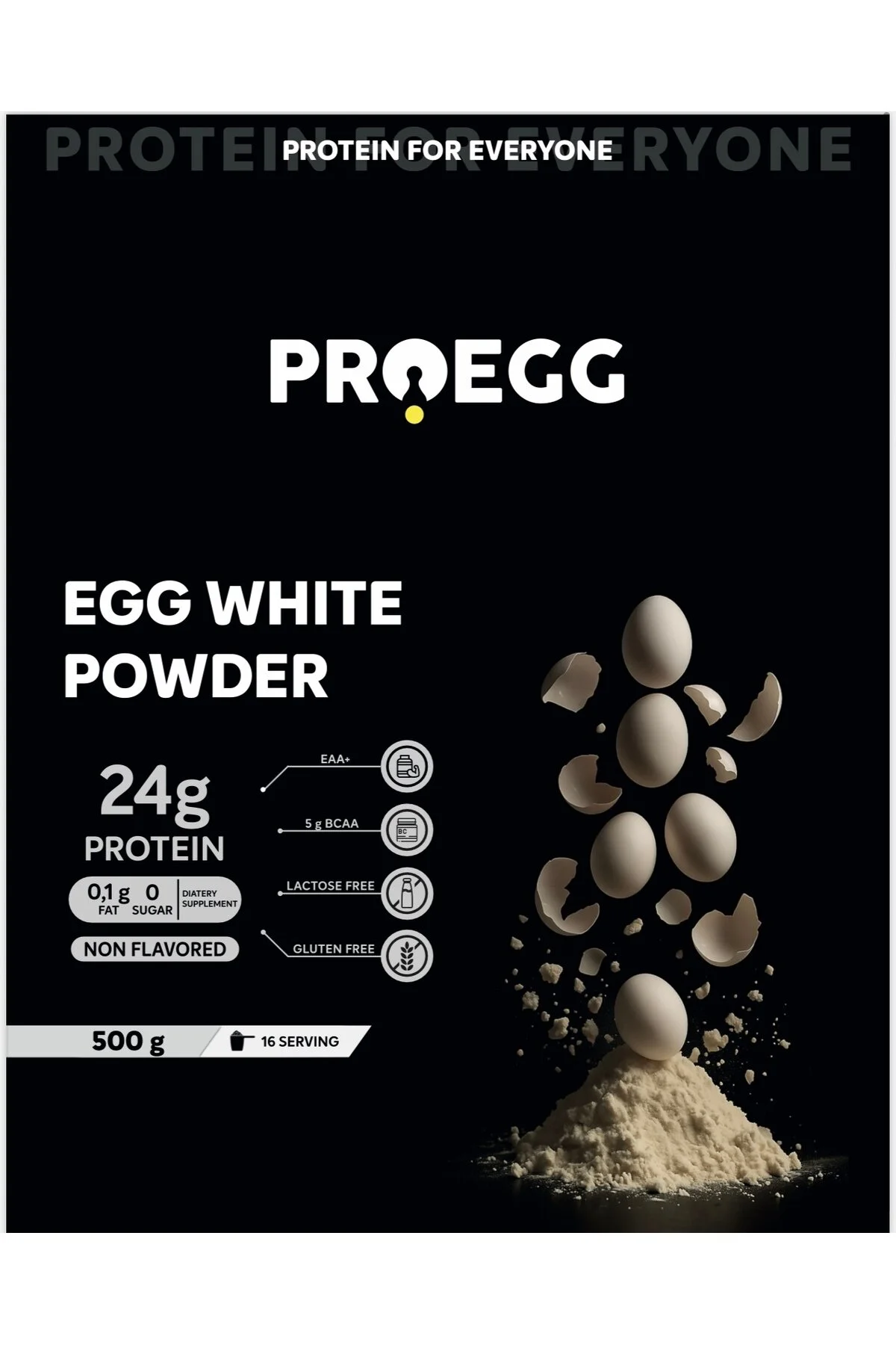 Proegg Sade Yumurta Akı Protein Tozu Aromasız
