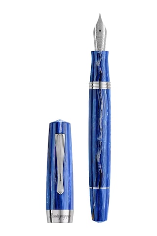 Montegrappa Elmo 02 Ventorum Aquilo Dolma Kalem - F Uç Ise2r2ab 1 Mavi