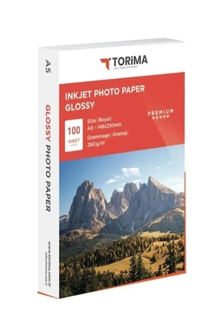 Torima 15x21 260 Gr 100'lü High Gloss Parlak Fotoğraf Kağıdı Torima 15x21 260 Gr 100'lü High Gloss Parlak Fotoğraf Kağıdı